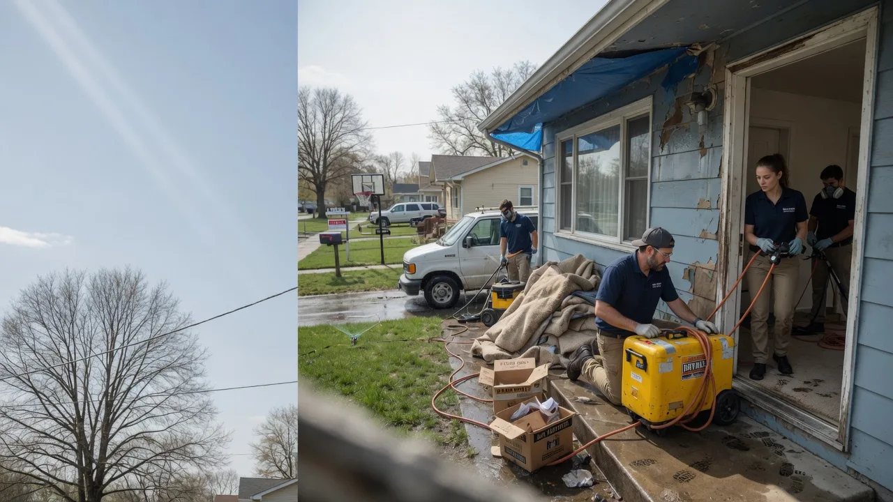 Basement Flood Cleanup in Crystal, ND near me
